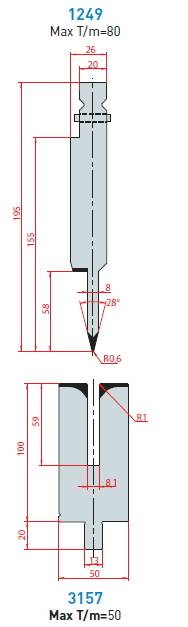 Lemovací nástroj - komplet, délka 550 mm dělený Eurostamp